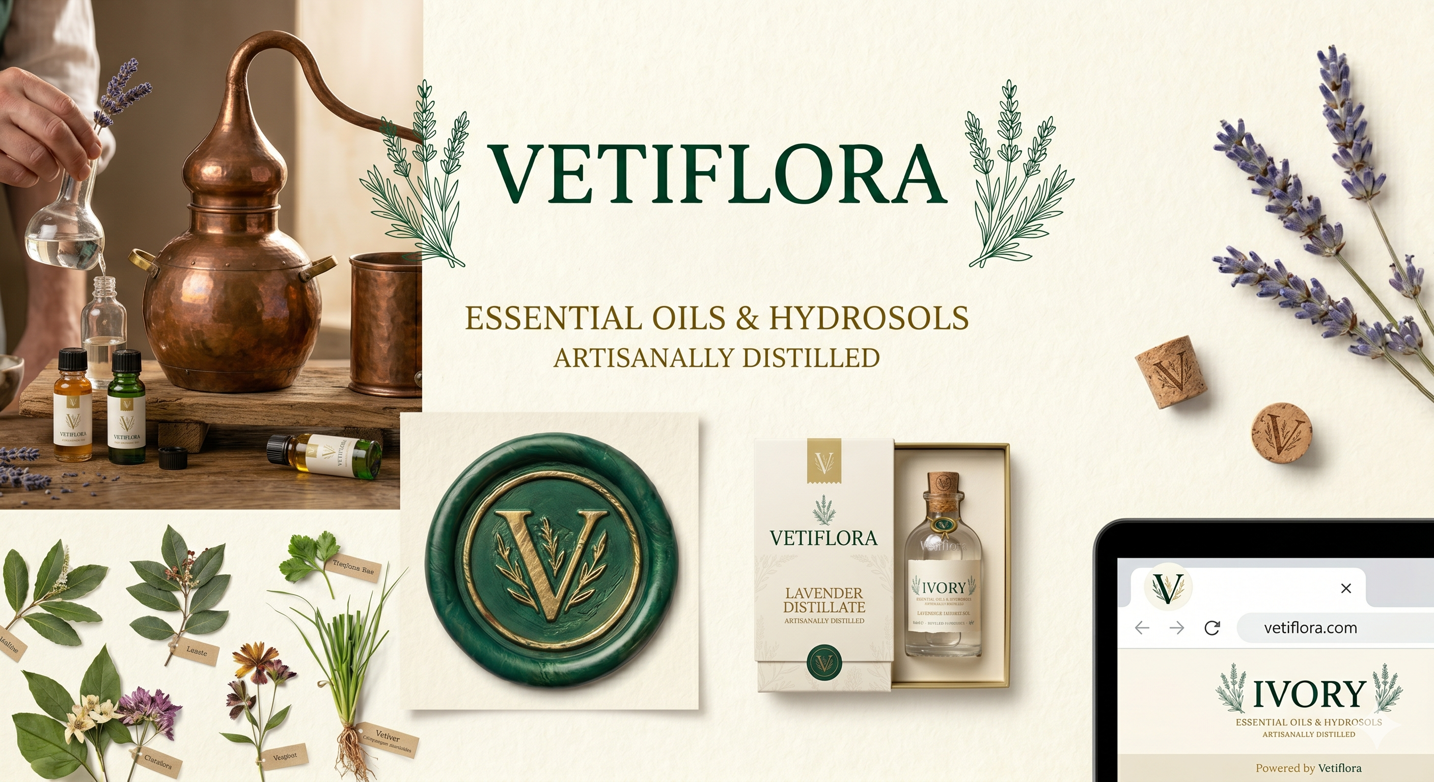 การเดินทางของความบริสุทธิ์จากพฤกษา สู่หยดน้ำมันหอมระเหยที่ Vetiflora.com